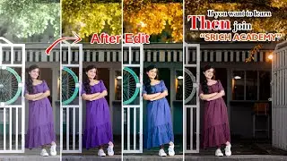 The ABSOLUTE BEST Model Shoot P Technique for Beginners! | Photo Editing | Srich Academy | Ramprasad