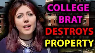 College Girl Charged w/ Destruction of Property for Vandalizing Political Flag.