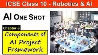 Components of AI Project Framework | One Shot | ICSE Class 10 Robotics & AI | Full Syllabus
