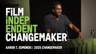 Aaron T. Edmonds wins the 2025 Film Independent Changemaker Award