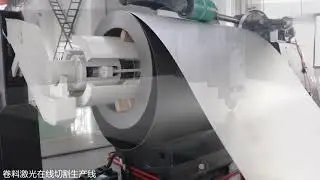 China coil fed laser blanking machine,Coil fed fiber laser cutting system with automatic stacker