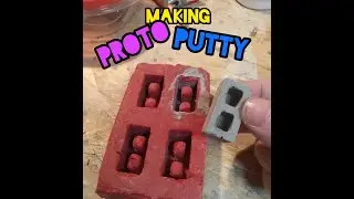 How Its Made - Making A 'Proto Putty' Silicone Mini Cinderblock Mold!