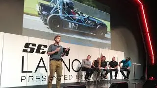 The Tesla Model S-powered Electrocet at SEMA 2017 Launch Pad Competition