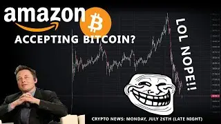 Amazon Trolls Crypto - Monday Evening Bitcoin News (LIVE)
