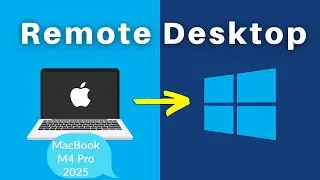 Как подключиться к удалённому рабочему столу Mac к Windows | MacBook M4 Pro 2025