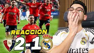 REACCIONES DE UN HINCHA al Osasuna vs Real Madrid 2-1 *ESTA ES NUESTRA REALIDAD* | ByDiegoX10
