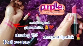 cheapest lipstick 💄 from #bellavoste #purplle