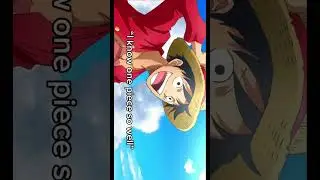 How did luffy get the scar under his eye #onepiece #luffy #onepieceedit #quiz #shorts