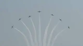 Airshow China Day-3 | China's Hongying Aerobatic Team Amazes Spectators with Stunning Flying Feats