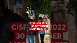 CISF hcm 2022 30 October head constable ministerial Written exam 2022 the victory adda