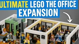 Ultimate LEGO The Office Expansion Build | Custom Minifigs, Annex, Elevator & More!
