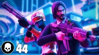 44 KILLS IN JOHN WICK'S BOUNTY ft. Ranger (Fortnite Battle Royale)