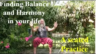 Finding balance and Harmony in Your life #chairyoga #harmony #balance #yogaforseniors