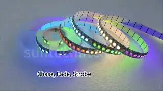 12V WS2815 RGBW Addressable LED Strip Backup Data 144 LEDs High Density Individually Addressable