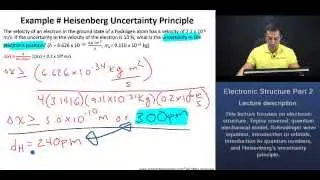 MCAT&reg;: Electronic Structure Part 2 &ndash; Example Heisenberg Uncertainty Principle