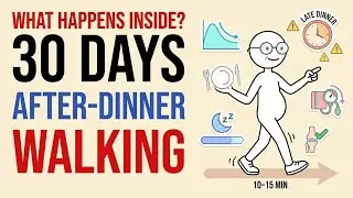 30 Days of Walking After Dinner: What It Does to Blood Sugar, Blood Pressure & Sleep