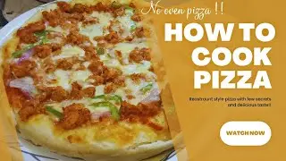 How to make NO Oven pizza |How to make reastraunt style pizza in just 15 min #irhasrecipe #youtube