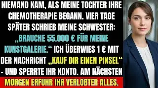 Als meine Tochter gegen Krebs kämpfte, stahl meine Familie unser gesamtes Geld