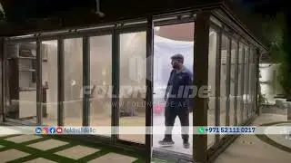 Outdoor Folding Glass Doors Dubai | FoldnSlide LLC