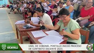 𝗨𝗚𝗘𝗟 𝗗𝗘 𝗖𝗢𝗥𝗢𝗡𝗘𝗟 𝗣𝗢𝗥𝗧𝗜𝗟𝗟𝗢 𝗜𝗡𝗜𝗖𝗜&Oacute; 𝗣𝗥𝗢𝗖𝗘𝗦𝗢 𝗗𝗘 𝗖𝗢𝗡𝗧𝗥𝗔𝗧𝗢 𝗗𝗢𝗖𝗘𝗡𝗧𝗘 2023.