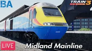 Midland Mainline LIVE - New UK Route - PS5 - Train Sim World 3 (20/04/23)