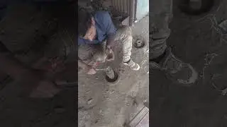 3hp moter boosh lathe machine #3hp #water #pump #lathemachine  #repairing #viral #shorts