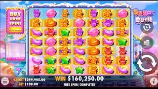 SUGAR RUSH 30 SPIN BONUS!! MEGA BIG WIN!! PRAGMATIC PLAY!! 👍👍@SLOTKINGDOM