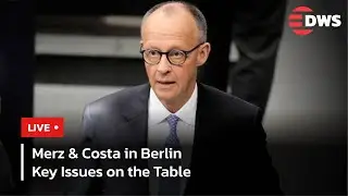 LIVE: German Chancellor Merz & EU Council President Costa Hold Urgent Briefing on Europe&rsquo;s Future