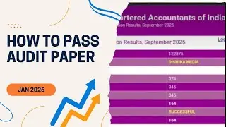 Audit Exams postponed again? How I passed my CA INTERMEDIATE AUDIT EXAM! 