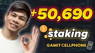 Earn +50,690Php Staking using Phone for Beginners | Long-term Strategy
