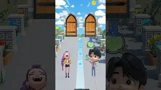 rumi  vs jinu 😱 Choose the Right Door! #shorts