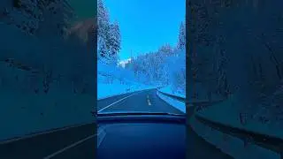 PANORAMIC VIEW: LUNGERN lake &PILATUS #road#winter#lungern#pilatus#ambience#bestmoments#switzerland