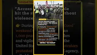 ICE Out For Good: 1,000+ Peaceful Protests Across the United States | #usa #america #protest #news