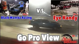 Eye Kandy V.S Black Mamba Racing mustang at KingR Texas Lockdown