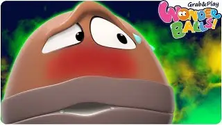 Learn Colors With Stinky Balls | WonderBalls Vivo Special | Funny Cartoons For Children