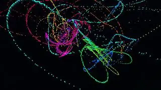 3D Vortex Simulation (100000 pendulums, 2 mega sinks)
