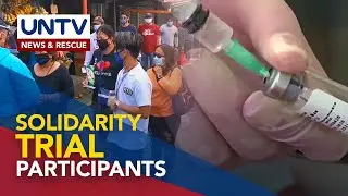 Lalahok sa WHO COVID-19 vaccine solidarity trial, manggagaling sa barangay na mataas ang kaso