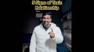 5 Signs of Toxic Relationship #lifecoach #toxicrelationships #toxiclove #mentalhealth #selflove