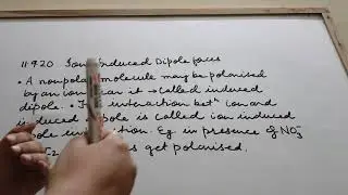 Ion induced Dipole interaction 4 Vdo no. 4 D11/9