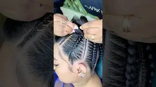 Una Cola de Caballo Con Estilo y Color  #braids  #hairstyle #tutorial