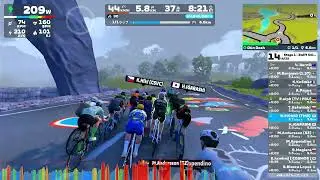 Stage 1 - Zwift Unlocked - Race on D&ugrave;n Dash (B) in Scotland