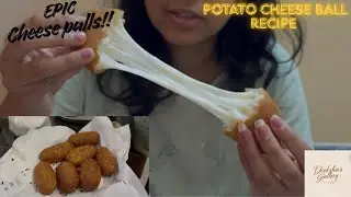 Potato Cheese Balls 🧀 | Epic Cheese Pulls!! | Easy Snack Recipe