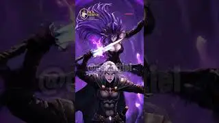 O elfo negro Drizzt contra uma drider - Dungeons and Dragons - Forgotten Realms
