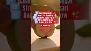 🍈 6 Powerful Guava Benefits | Boost Immunity, Balance Sugar & Glow Naturally 🌿 #organicveda