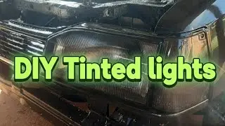 How to smoke / tint your cars lights  #howto #diy #diyprojects #diycrafts  #modified #smoked #built
