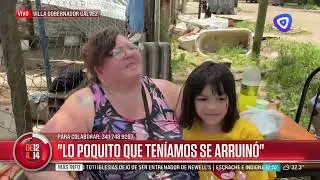 Una familia perdió todo por la caída del techo
