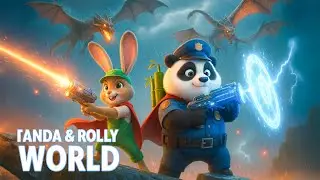 PANDA & ROLLY WORLD #57 | Battle of Black Clouds | Panda & Rolly World
