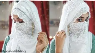 Easy Everyday Niqab Tutorial For beginners full Coverage | Hijab with Earrings | Be you and Beauty