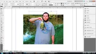 InDesign Tutorial: How to make photos pop out of their frame (LIKE 3-D!!!)