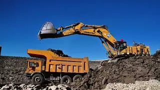 Watch This Komatsu PC1250 Destroy the Loading Cycle | Heavy Equipment in Action